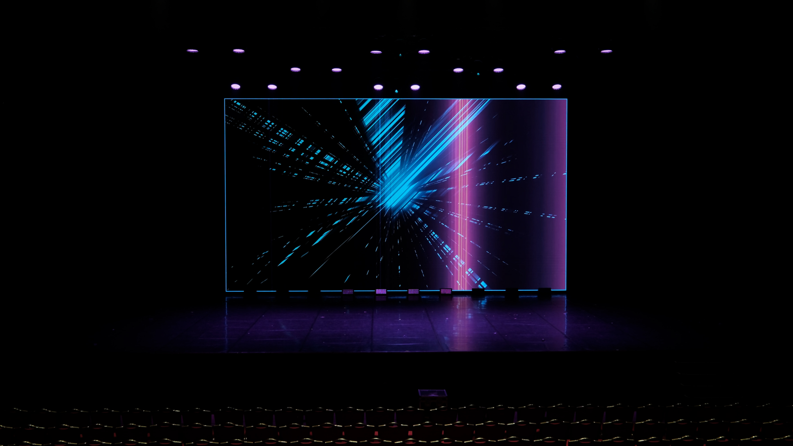 Vidaus LED ekranas koncertų scenoje
