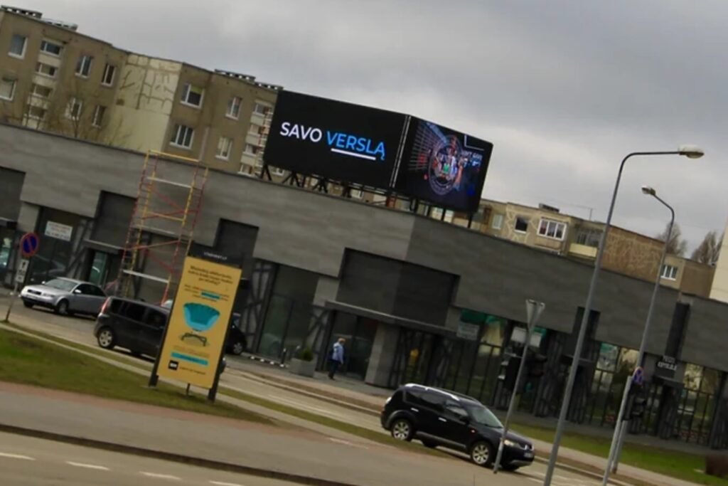 Mažeikiai – Miesto lauko LED ekranas