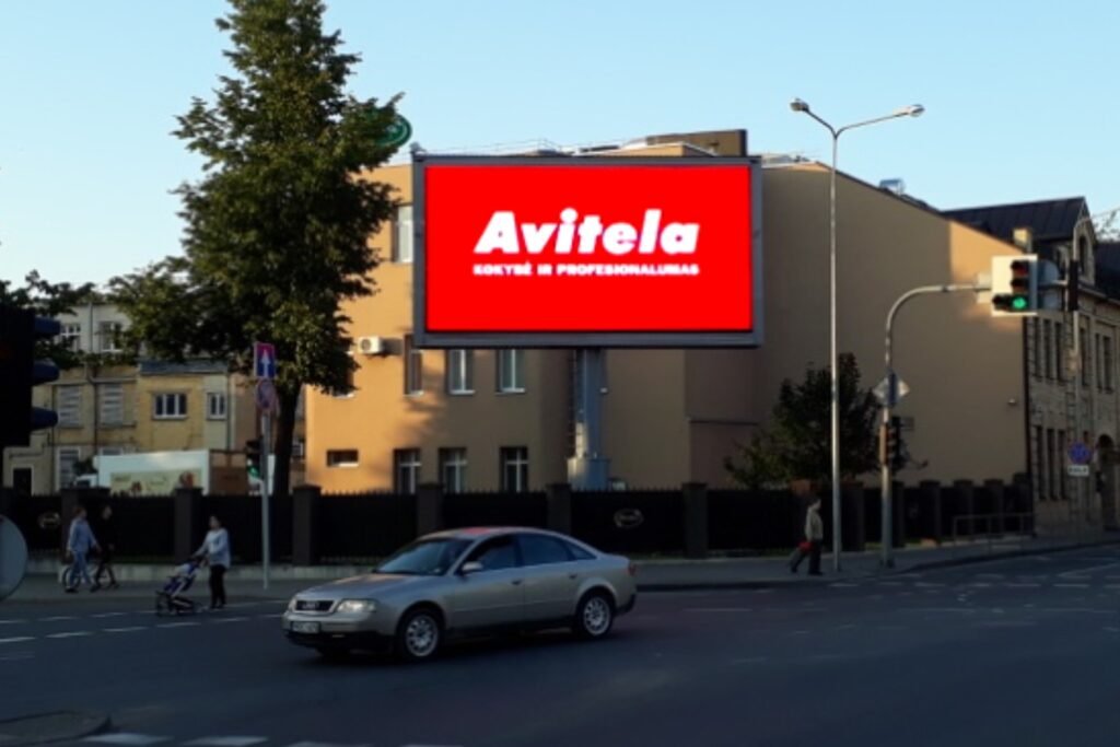 Šiauliai, Rūta – Lauko reklaminis LED ekranas