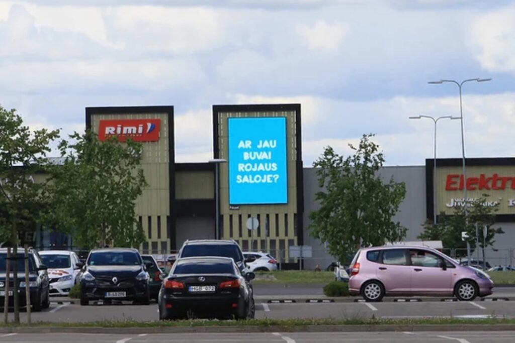 Vilniaus Nordika – Prekybos centro LED ekranas